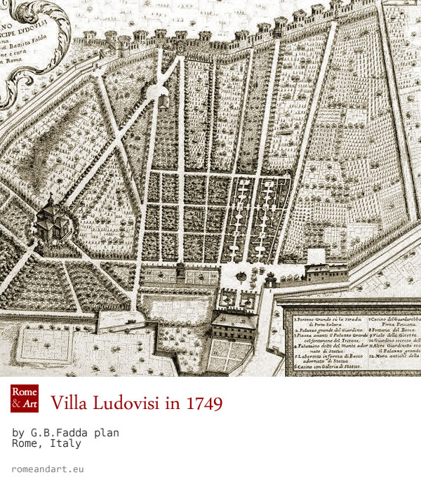 Los jardines de Villa Ludovisi