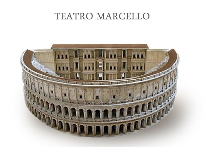 Teatro Marcello - plastico