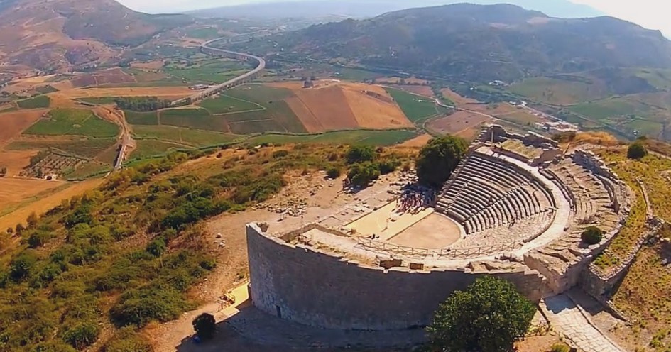 Teatro greco di Segesta III secolo a.C. - Segesta, Sicilia IT